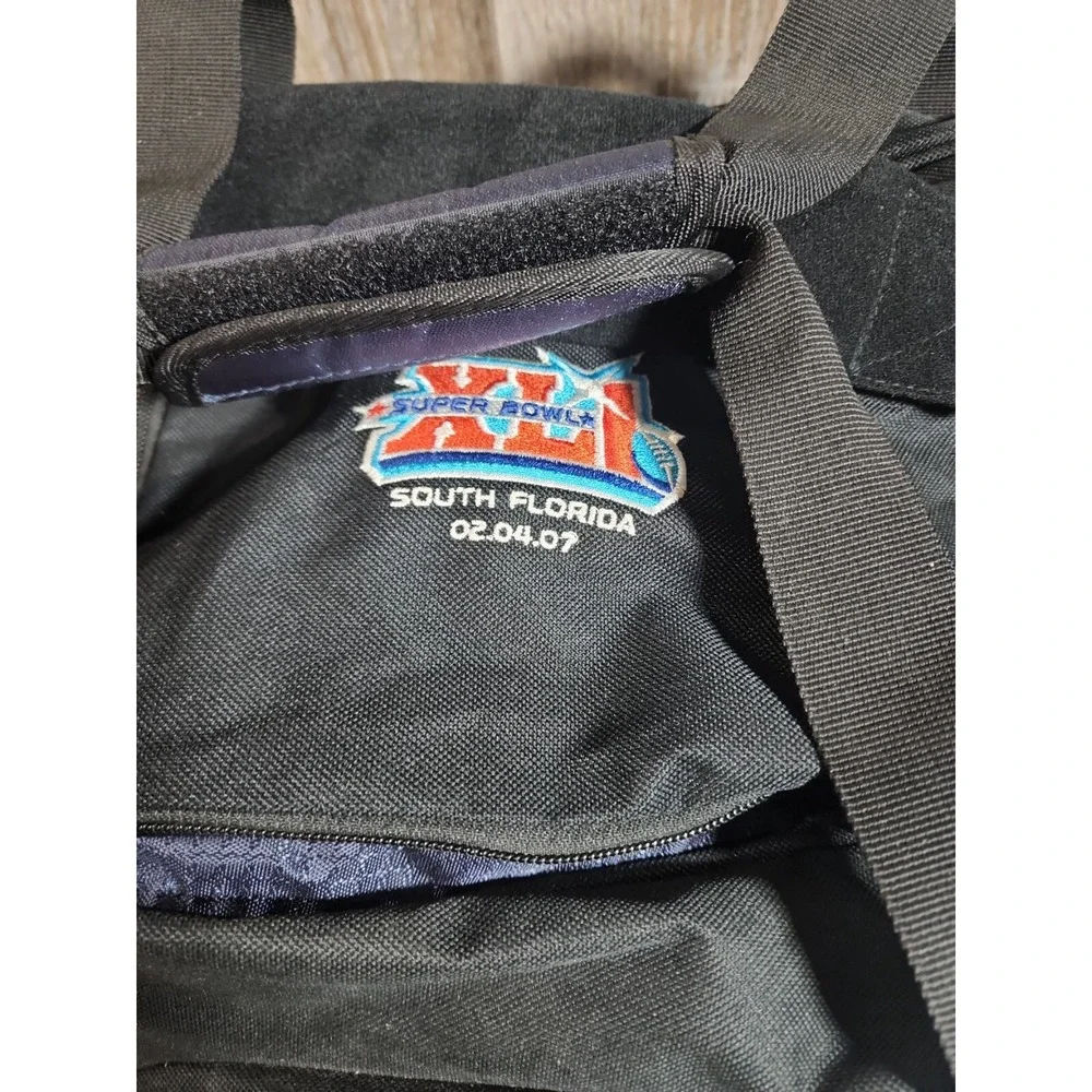 2007 Super Bowl Colts‎ V Bears XLI Duffel Bag NFL Reebok Orange Blue